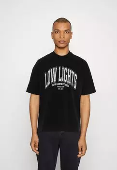 Футболка с принтом LOW LIGHTS STUDIOS, черный