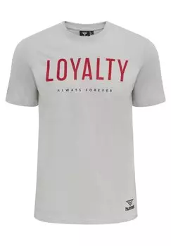 Футболка с принтом LOYALTY Hummel, цвет harbor mist