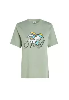 Футболка с принтом LUANO GRAPHIC, TEES SHORTSLEEVE O'Neill, светло-зеленый