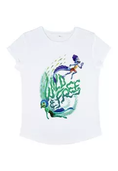 Футболка с принтом LUCA WILD AND FREE Henry Tiger, белый