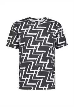 Футболка с принтом Luhta, черный