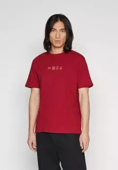 Футболка с принтом Lunar New Year Graphic Tee Timberland, цвет biking red