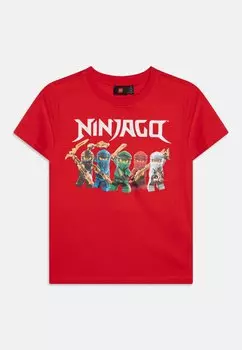 Футболка с принтом LWTANO LEGO kidswear, цвет red