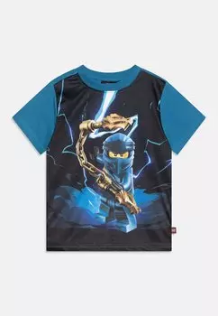 Футболка с принтом LWTANO LEGO kidswear, цвет middle blue