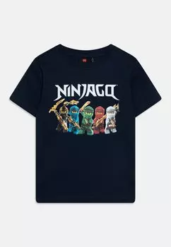 Футболка с принтом LWTANO LEGO kidswear, цвет dark navy