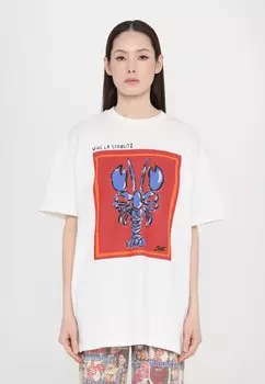Футболка с принтом LYRA OVERSIZED Stieglitz, белый