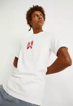 Футболка с принтом M BRAND GFX SS CREW Jordan, белый/спортивный красный