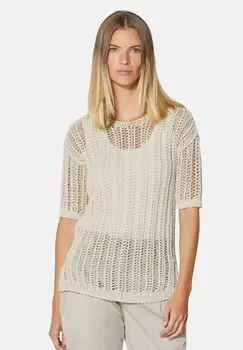 Футболка с принтом MADELEINE, бежевый