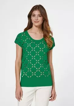 Футболка с принтом MADELEINE, зеленый