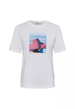 Футболка с принтом MAERZ Muenchen, белый