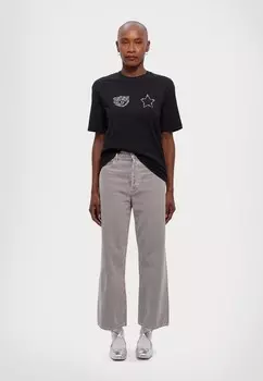 Футболка с принтом MAGLIETTE CHIARA FERRAGNI, черный