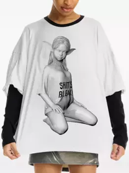 Футболка с принтом Maisie Wilen, белый