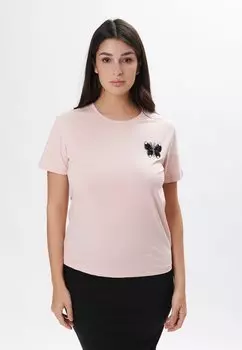 Футболка с принтом Maison Form'elle, светло-розовый