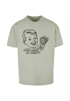 Футболка с принтом MAKE MONEY TEE 2Y Studios, мятный