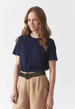 Футболка с принтом MALATI 1 TATUUM, темно-синий