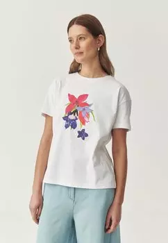 Футболка с принтом MALATI 2 TATUUM, белый