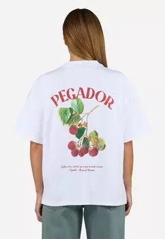 Футболка с принтом MALLI HEAVY OVERSIZED TEE Pegador, белый