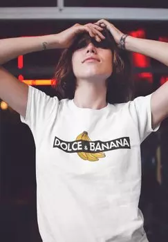 Футболка с принтом Mamino, цвет weiss