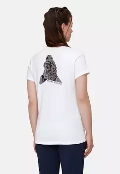 Футболка с принтом Mammut, белый