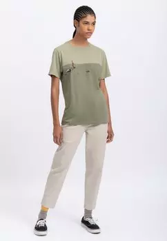 Футболка с принтом Manawa KAFT, цвет concrete