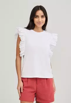 Футболка с принтом MANICA SANGALLO Terranova, белый