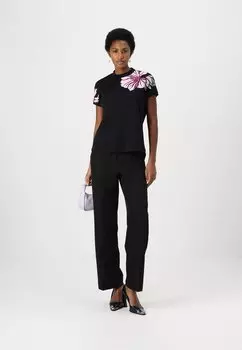 Футболка с принтом Marc Cain, черный