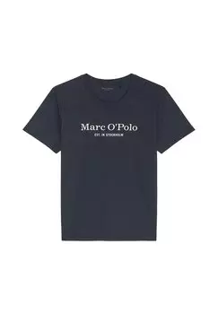 Футболка с принтом Marc O'Polo, синий