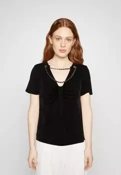 Футболка с принтом MARCIANO BY GUESS, черный