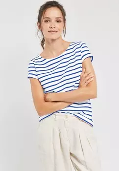 Футболка с принтом MARINIRE CLASSIC T-SHIRT Armor lux, белый