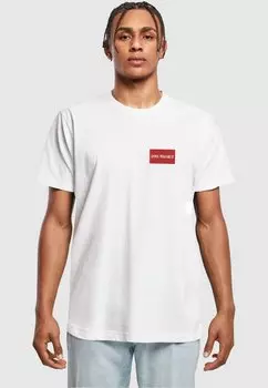 Футболка с принтом MAROCCO DIMA MAGHREB ROUND NECK Merchcode, цвет white