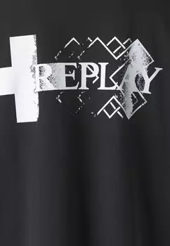 Футболка с принтом MARTIN GARRIX Replay, черный