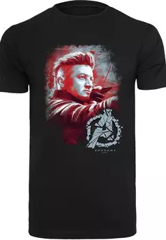 Футболка с принтом MARVEL AVENGERS ENDGAME HAWKEYE BRUSHED F4NT4STIC, черный