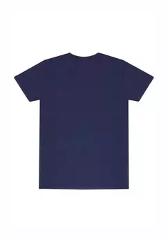 Футболка с принтом MARVEL COMICS X-MEN XAVIER INSTITUTE BADGE Henry Tiger, темно-синий