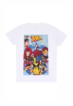 Футболка с принтом MARVEL COMICS X-MEN COVER Henry Tiger, белый