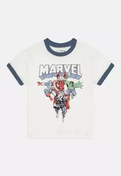 Футболка с принтом MARVEL GRAPHIC TODDLER BOY GAP, цвет new off-white