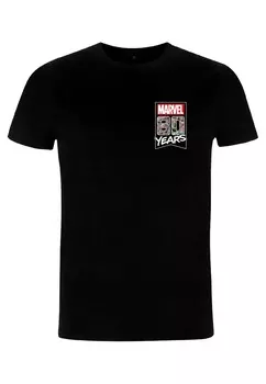 Футболка с принтом MARVEL MARVEL 80TH Marvel, черный
