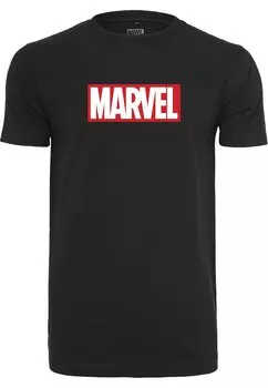 Футболка с принтом Marvel Merchcode, черный