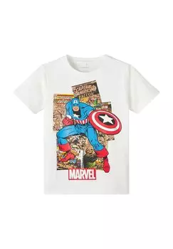 Футболка с принтом MARVEL NKMASIAN Name it, цвет wei