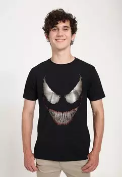 Футболка с принтом Marvel Other Face Marvel, черный