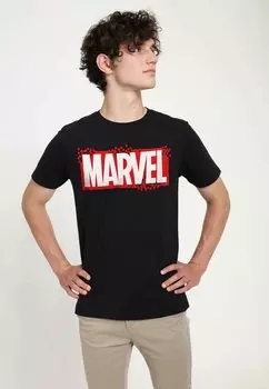 Футболка с принтом MARVEL OTHER MARVEL SMALL BLOCKS Marvel, черный
