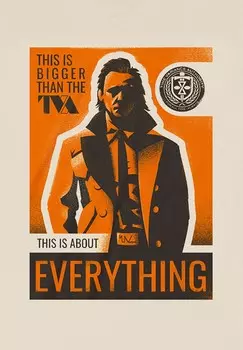 Футболка с принтом MARVEL STUDIOS LOKI EVERYTHING Henry Tiger, кремовый