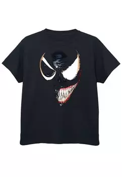 Футболка с принтом MARVEL UNIVERSE SPLIT FACE ABSOLUTE CULT, цвет black
