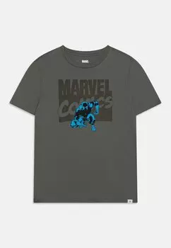 Футболка с принтом MARVL BOYS GAP, цвет castor grey