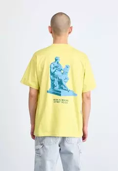 Футболка с принтом MASTERPIECE Carhartt WIP, желтый