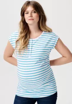 Футболка с принтом MATERNITY STILL Esprit Maternity, синий