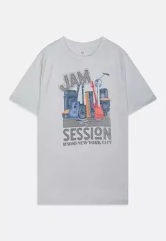 Футболка с принтом May Value Graphic Boys GAP, серый