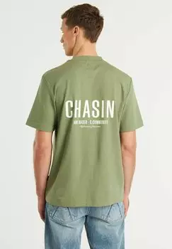 Футболка с принтом MAYOR CHASIN', зеленый