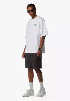 Футболка с принтом MCM, белый