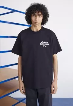 Футболка с принтом Mechanics Carhartt WIP, черный