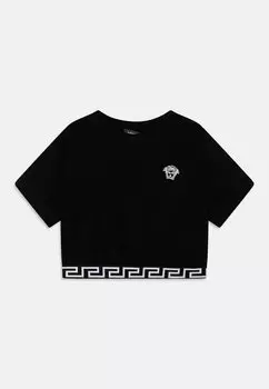 Футболка с принтом Medusa Versace, nero/bianco